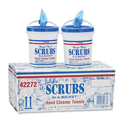 Scrubs In-a-Bucket 42272 waterless hand cleaning wipes