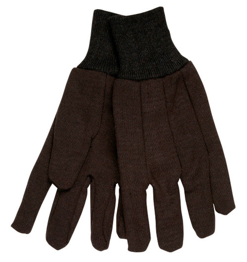 Brown Jersey Gloves
